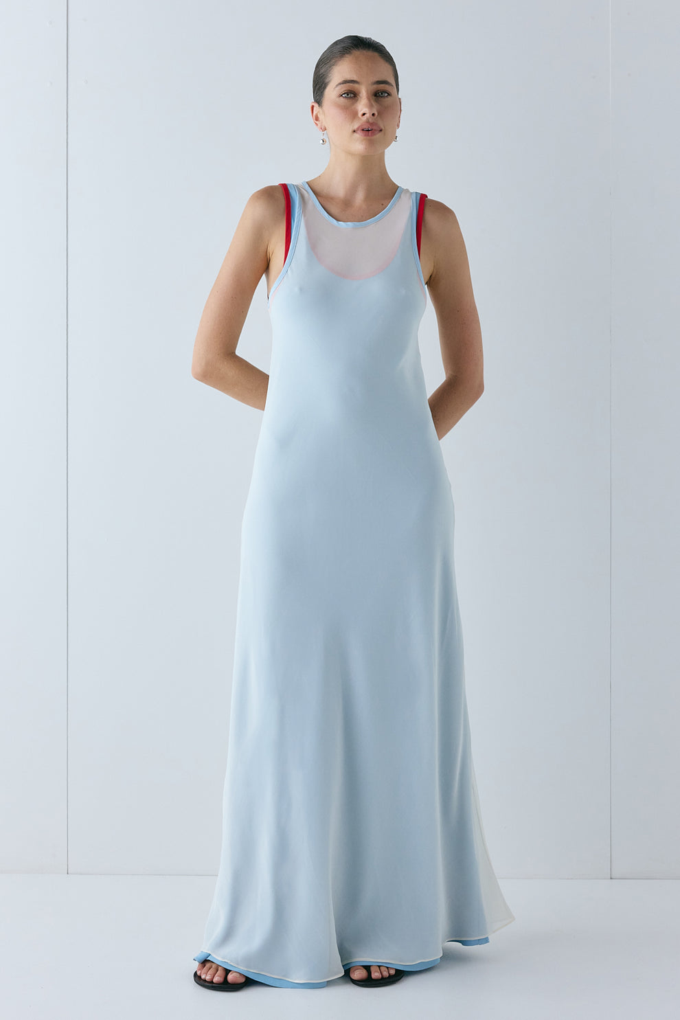 Kendall Maxi Dress Powder Blue - size:Ruby:AU 6 / US 2
