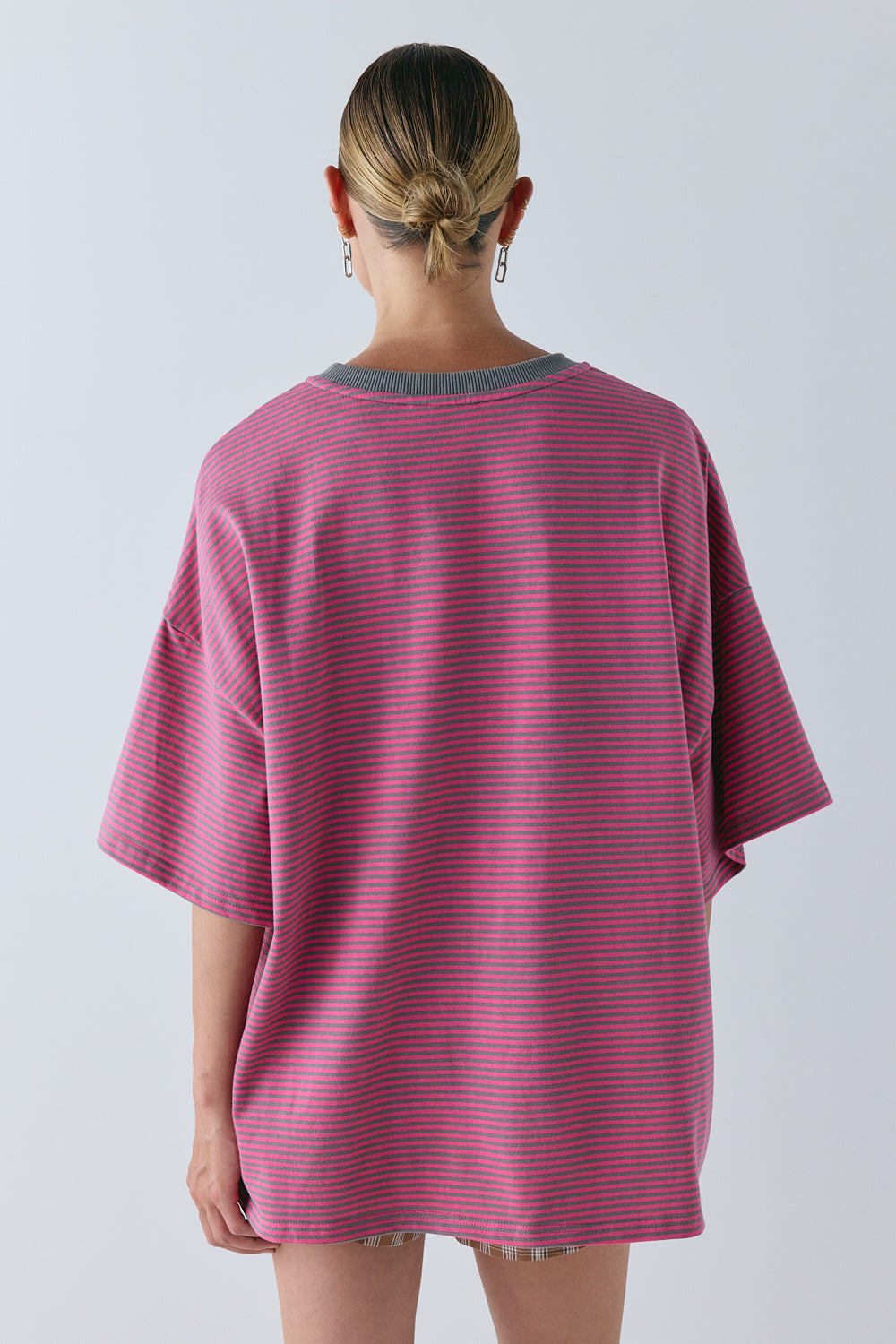 Willow Tee Pink Stripe
