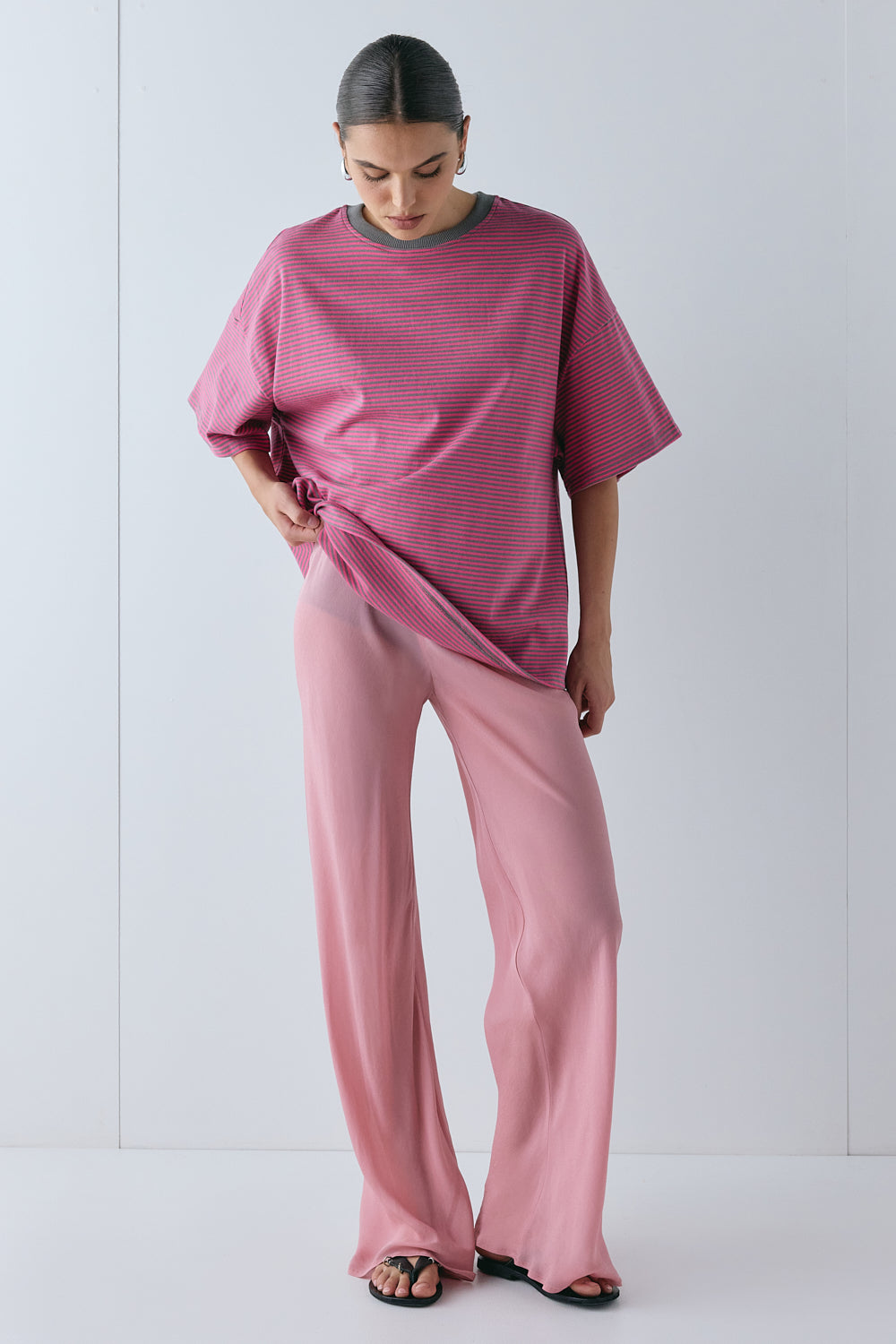Remi Sheer Pants Pink