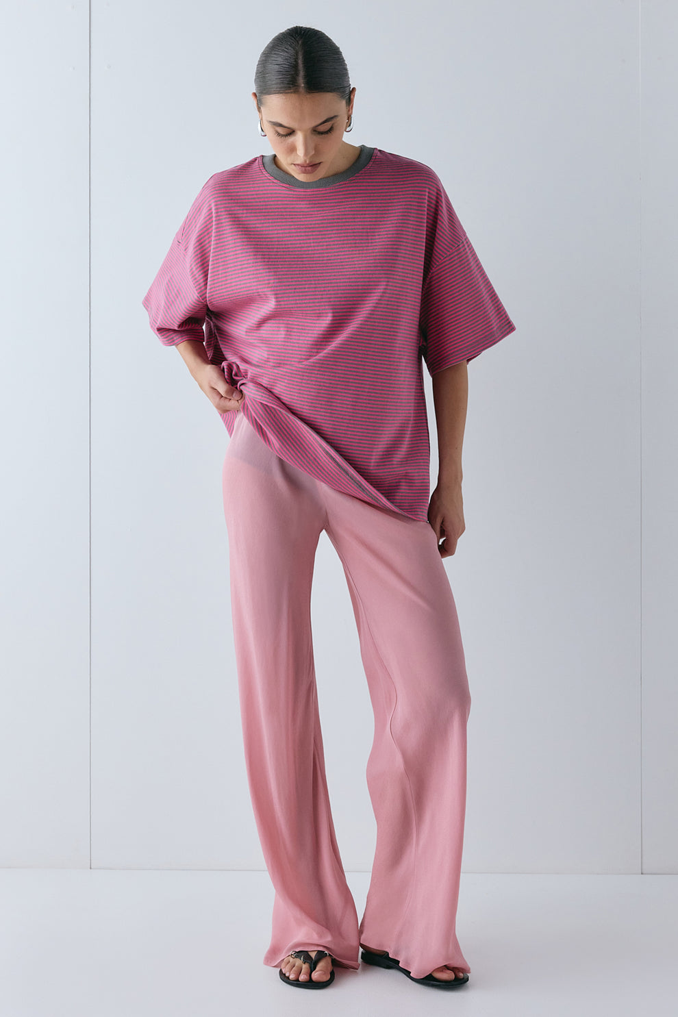 Remi Sheer Pants Pink