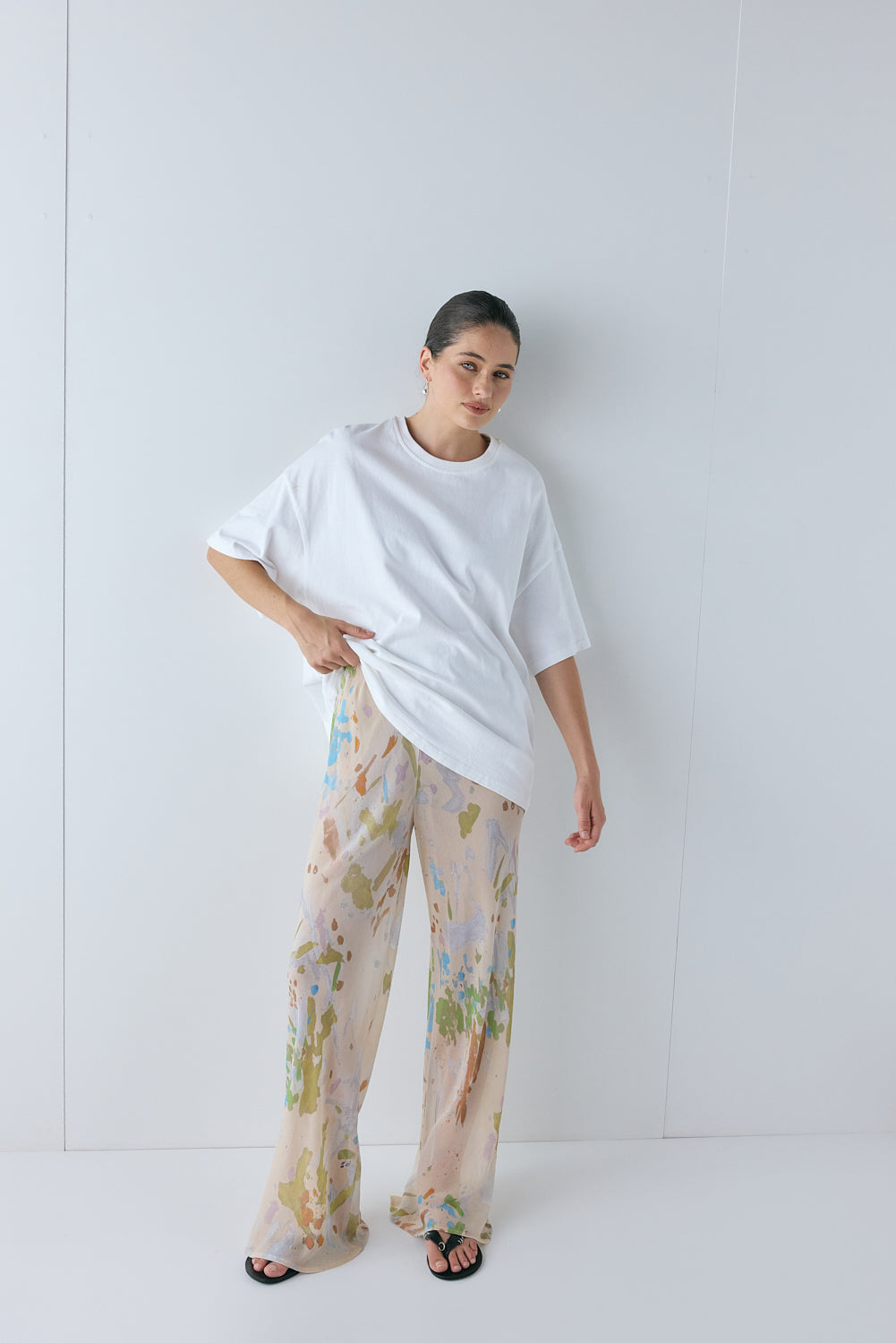 Remi Sheer Pants Canvas 