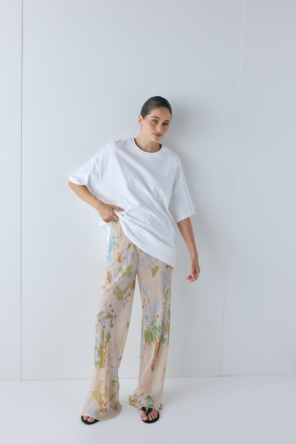 Remi Sheer Pants Canvas 