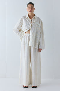 Vale Shirt Cream Stripe