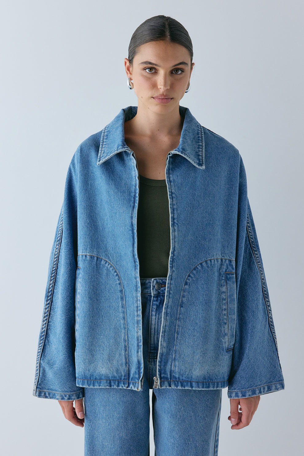 Mischa Denim Jacket Blue - size:Hailey:AU 6 / US 2
