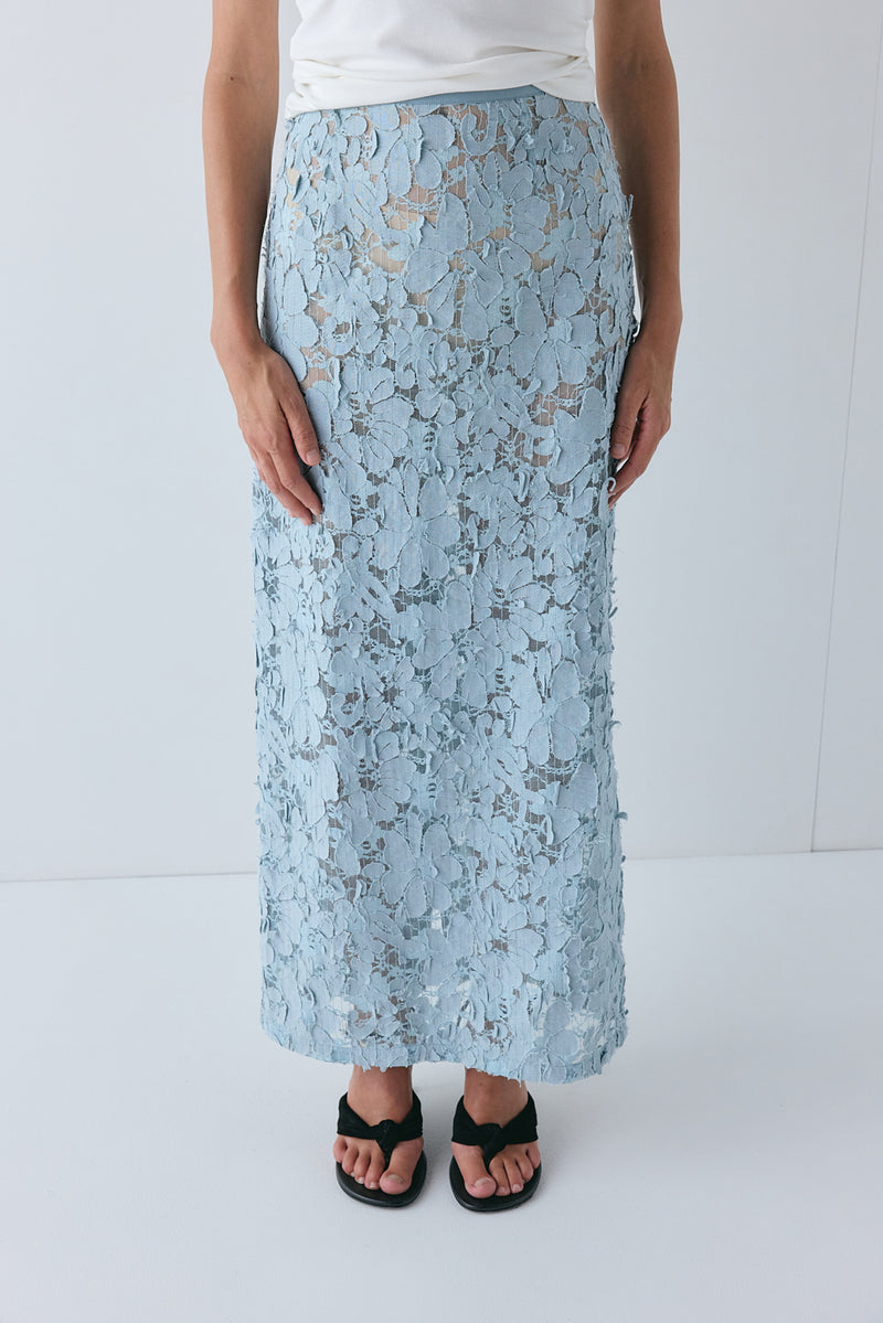Devyn Midi Skirt Cloud