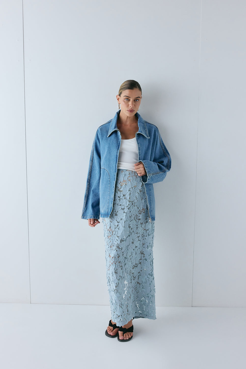 Mischa Denim Jacket Blue - size:Joanna:AU 6 / US 2

