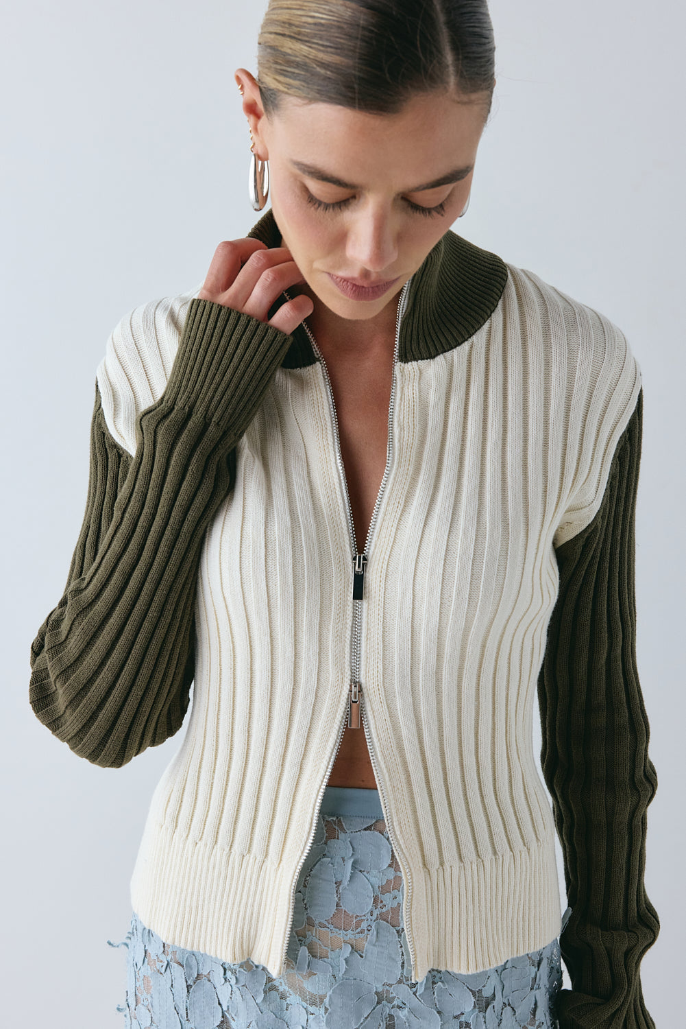 Mackenzie Knit Jumper Khaki