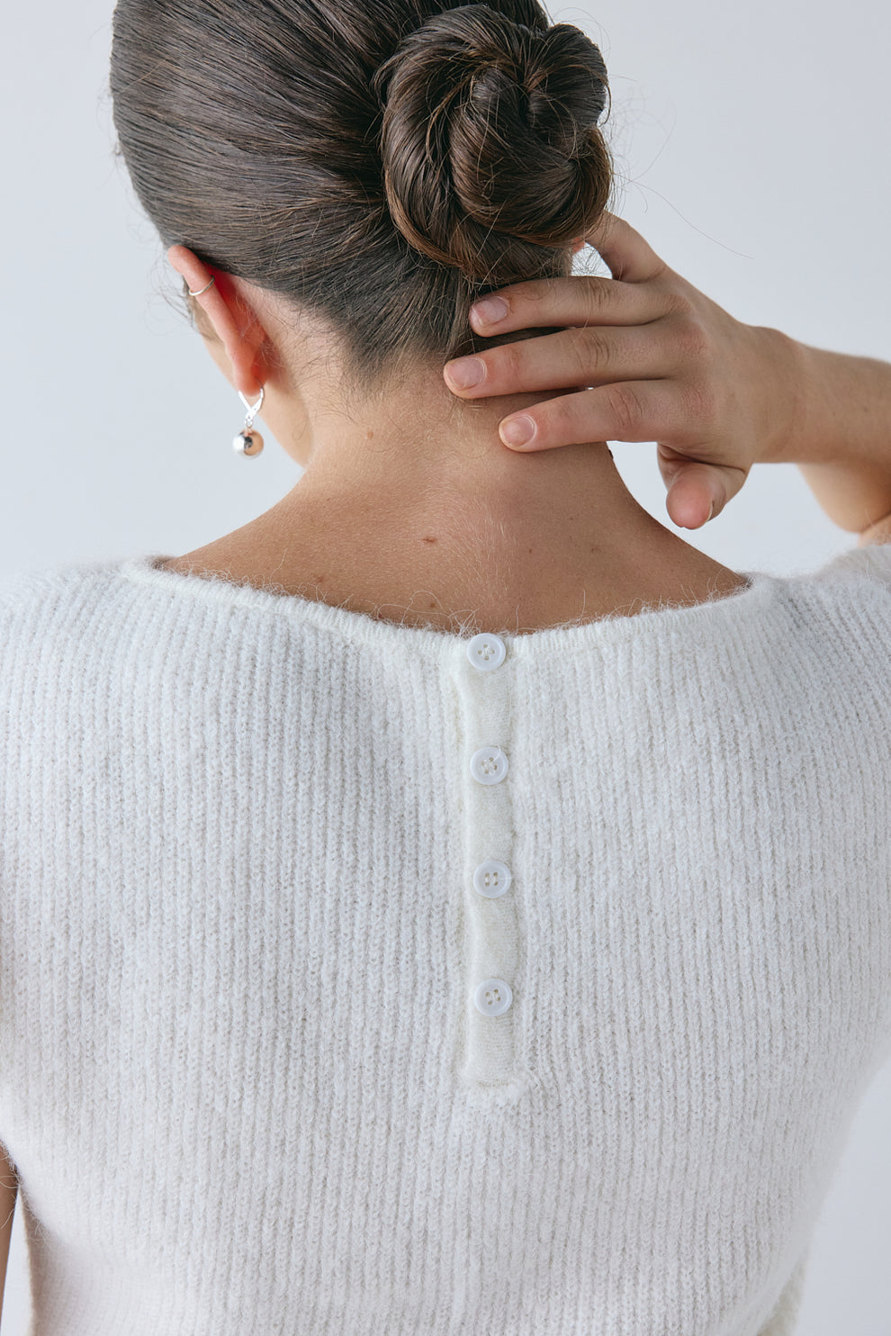 Greta Knit Top Ivory