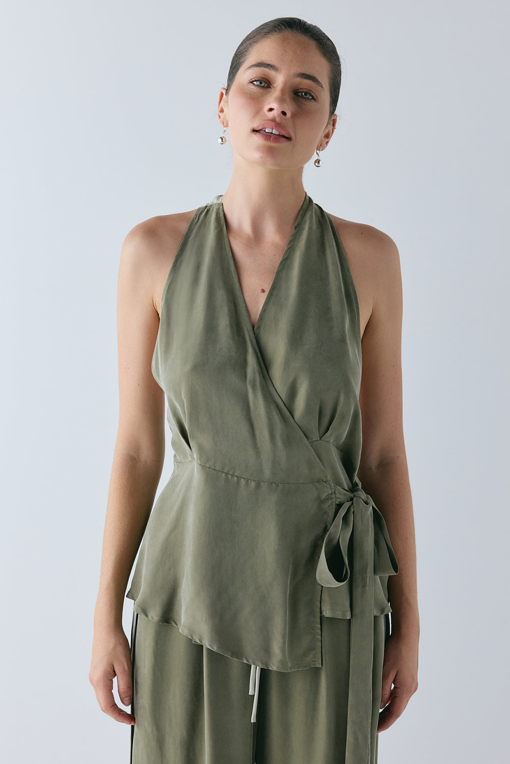 Prue Top Olive - size:Ruby:AU 6 / US 2