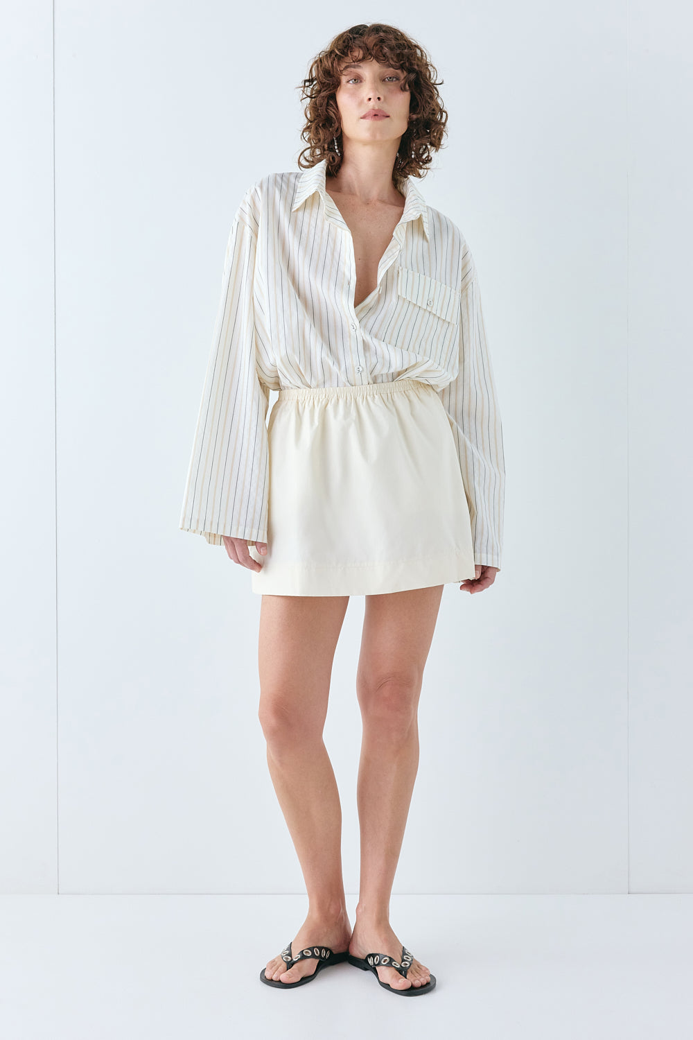 Elka Mini Skirt Cream