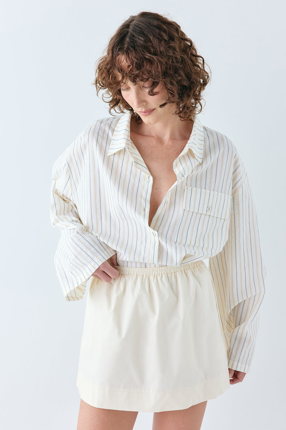Elka Mini Skirt Cream