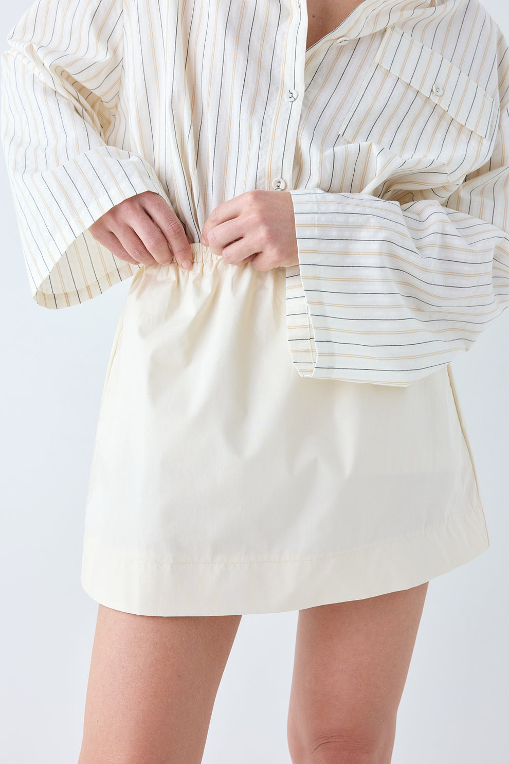 Elka Mini Skirt Cream