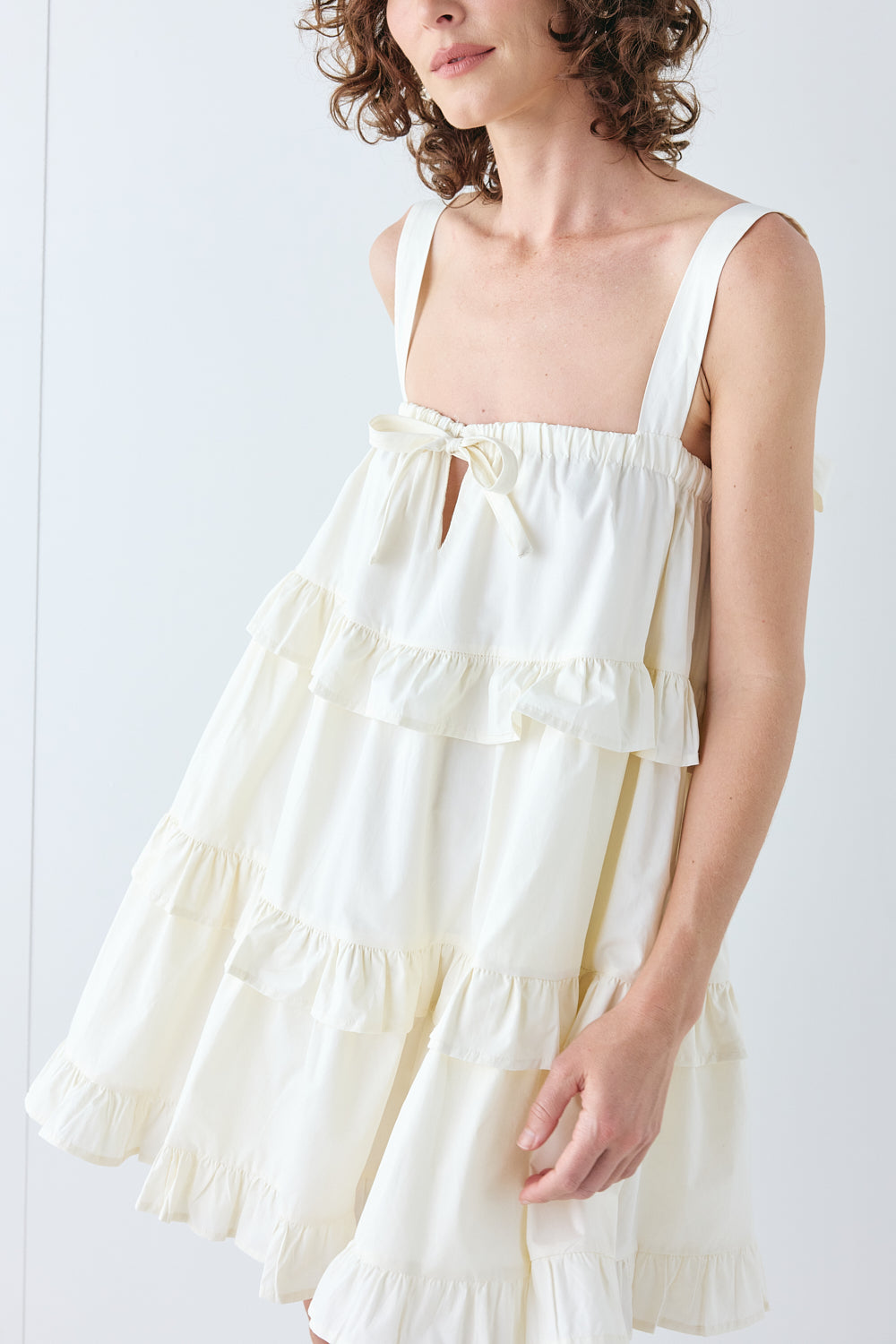 Lila Mini Dress Cream