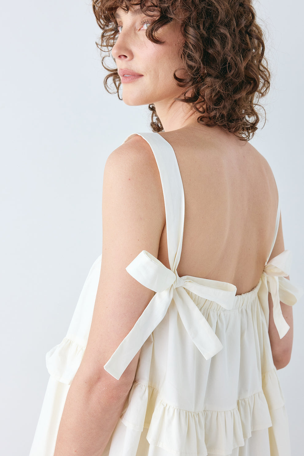 Lila Mini Dress Cream