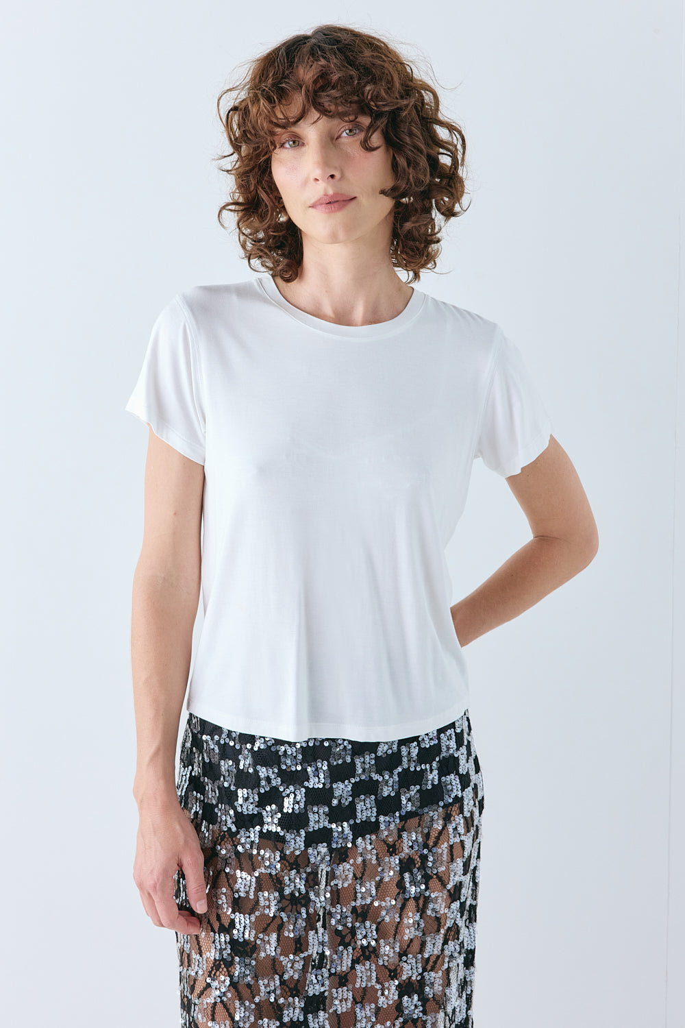 Cecile Tee White - size:Kelsey:AU 8 / US 4