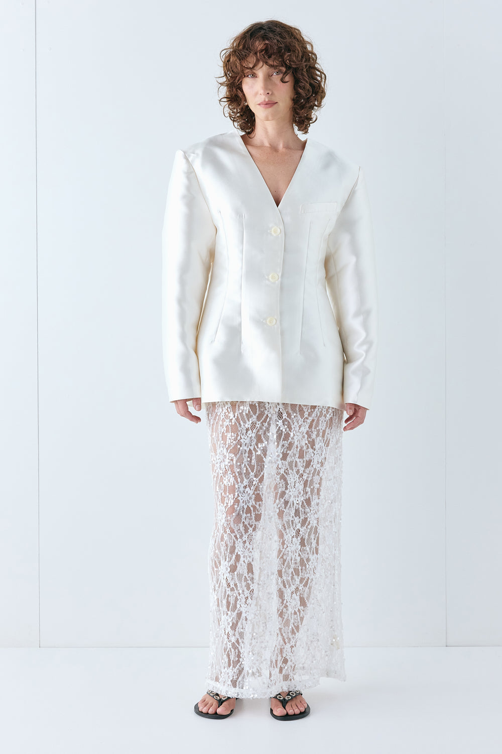 Dalton Blazer Cream - size:Kelsey:AU 8 / US 4