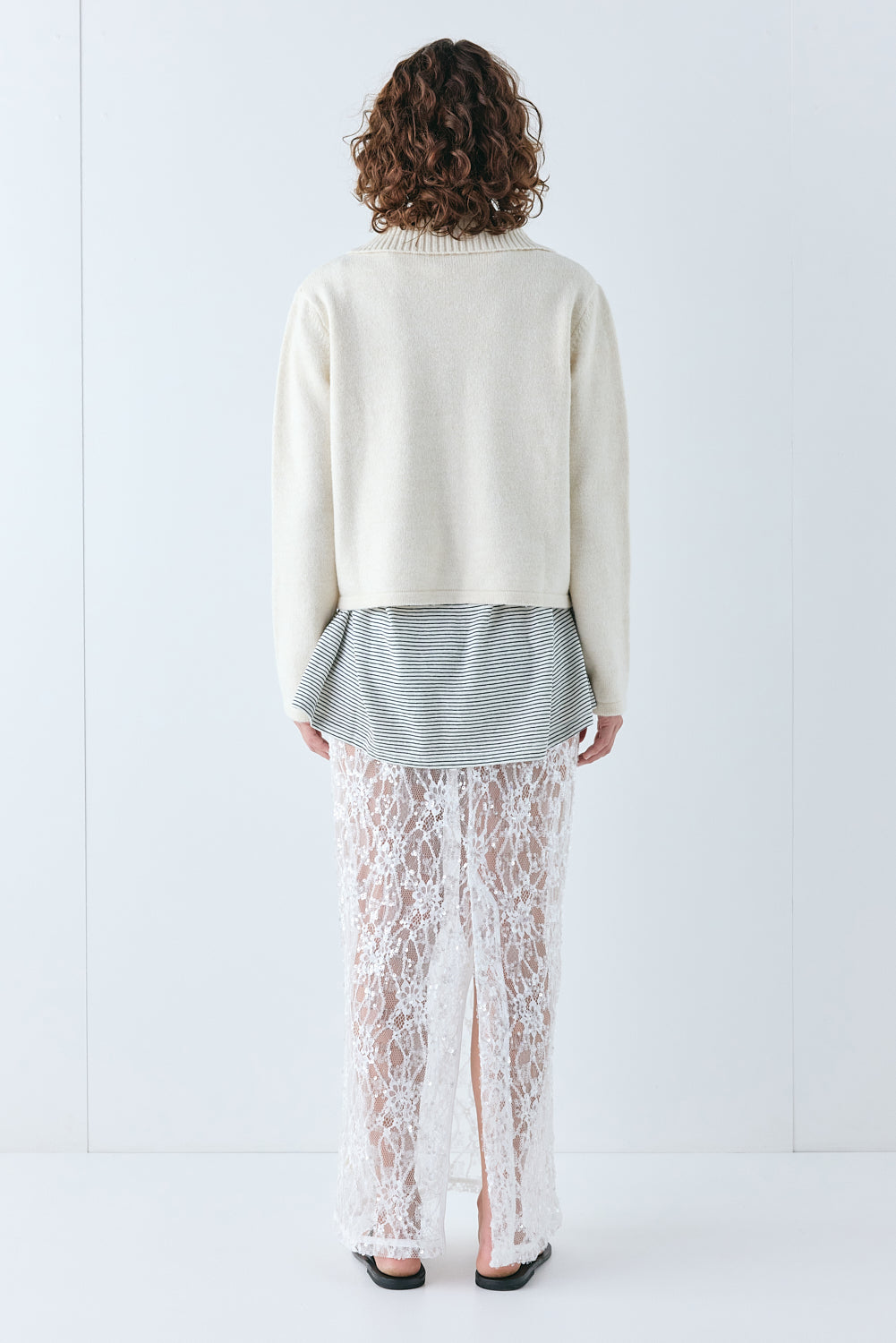 Avery Knit Cardigan Cream