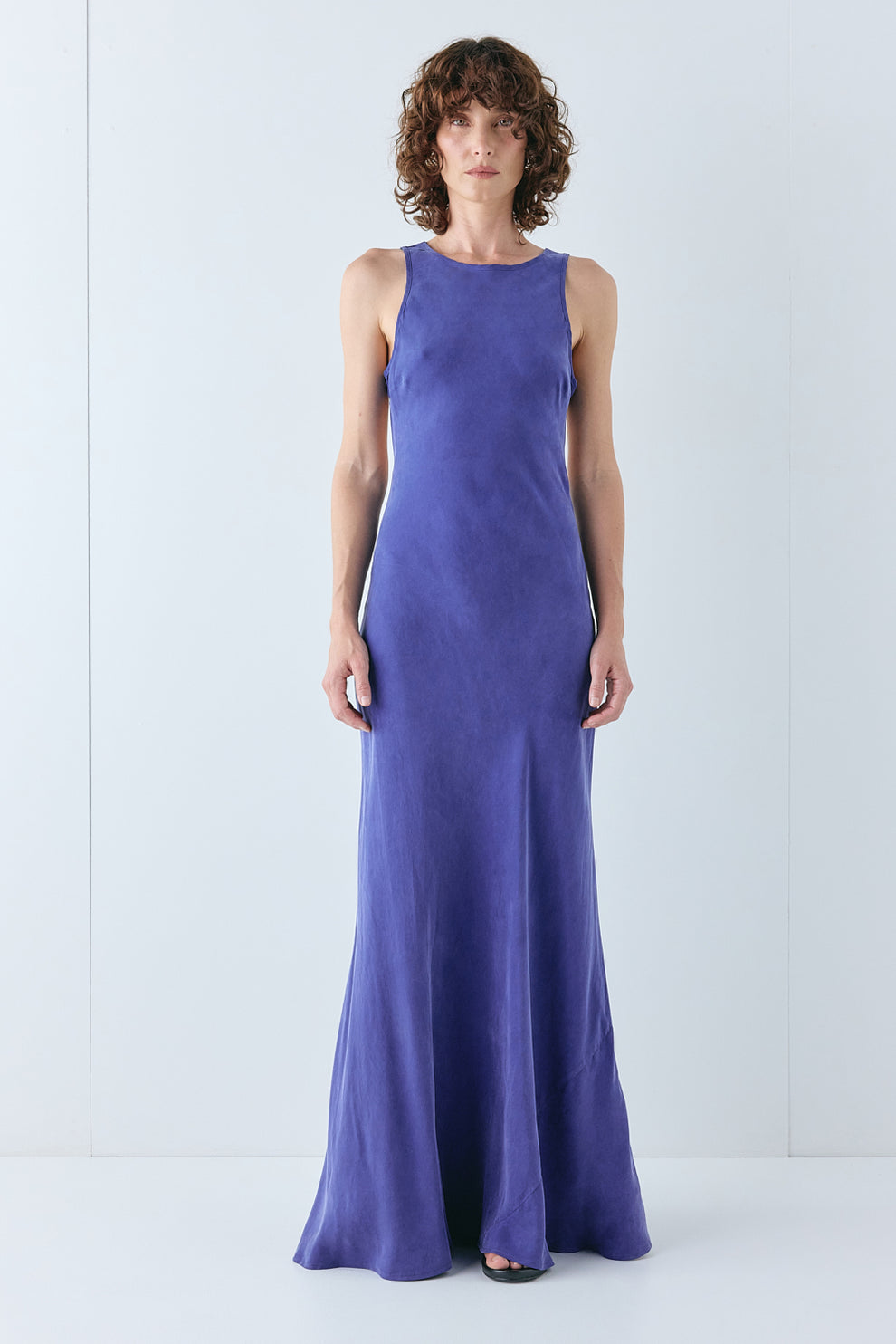 VRG GRL Women's' 'Audrey Maxi Dress Blue 6