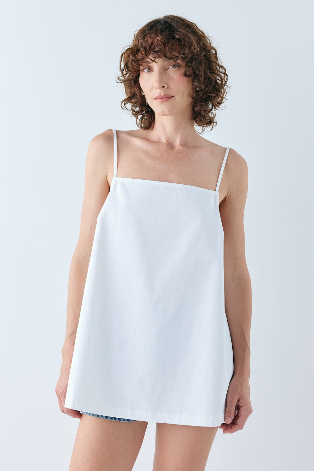 Vivian Tunic Top White 
