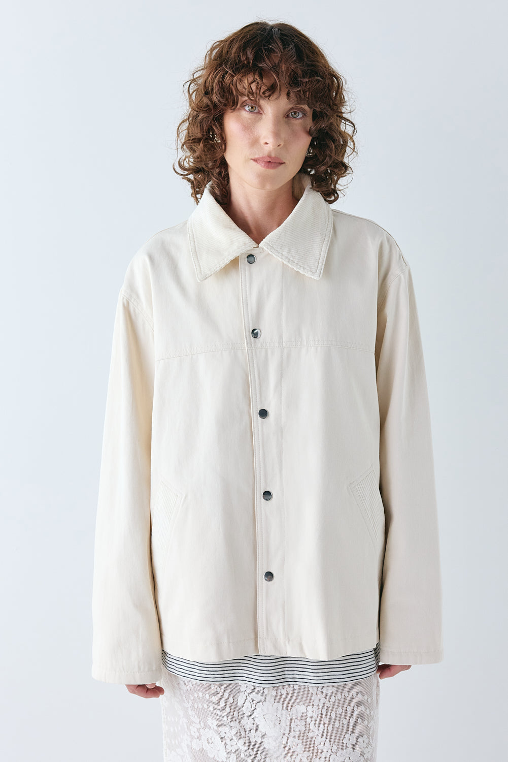 Cambell Jacket Cream - size:Kelsey:AU 6 / US 2
