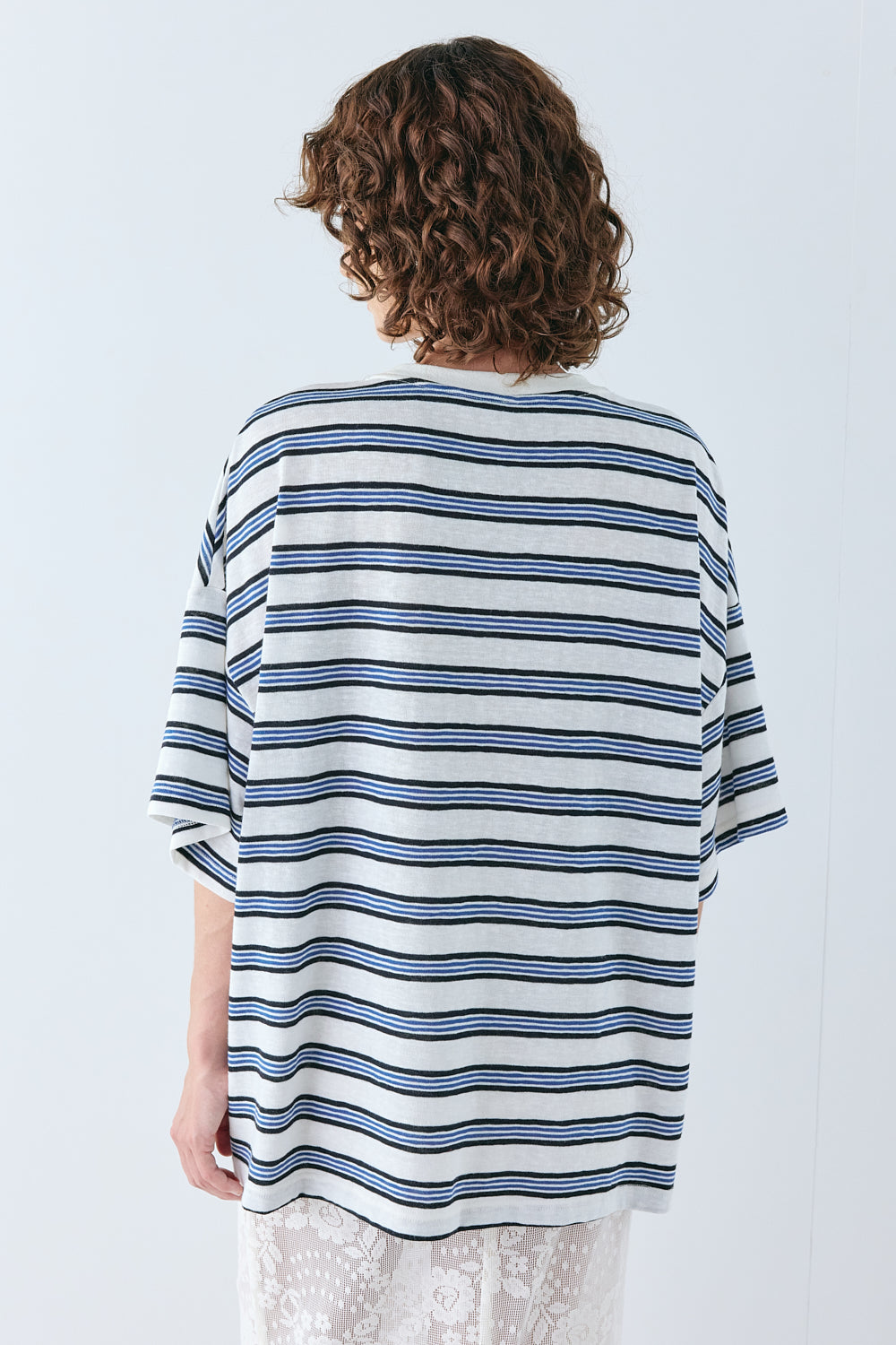 Willow Tee Blue Stripe
