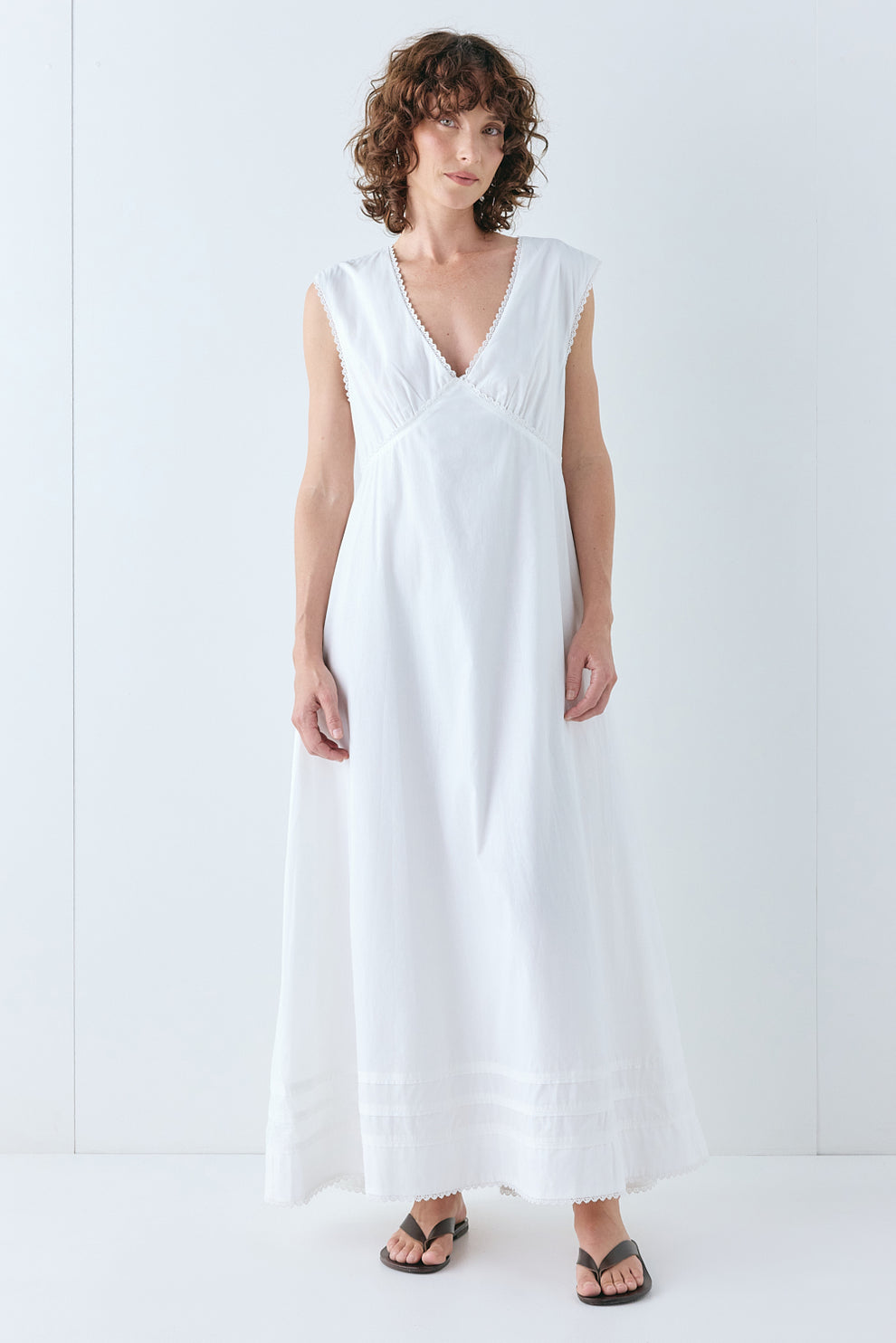 Eloise Maxi Dress White - size:Kelsey:AU 8 / US 4