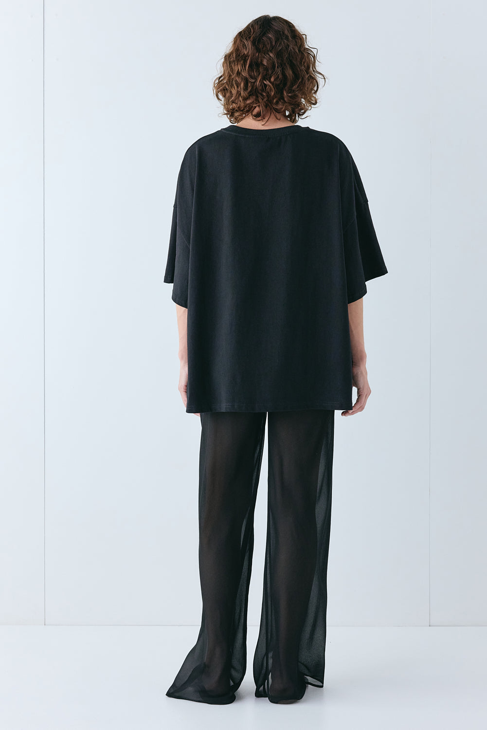 Remi Sheer Pants Black