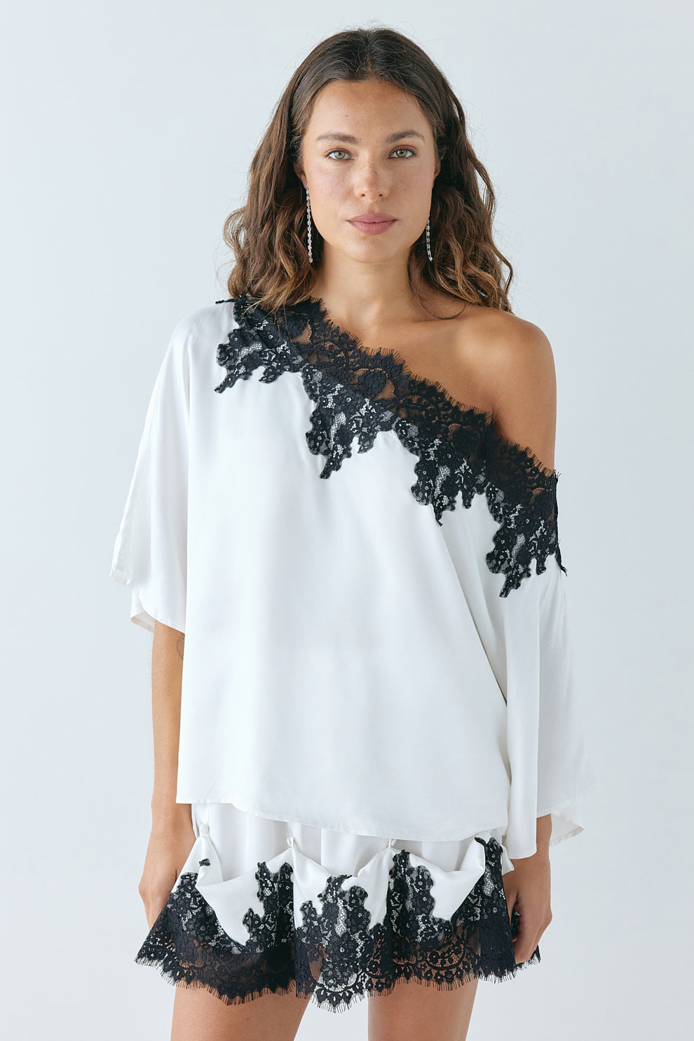 Miette Lace Top White