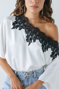 Miette Lace Top White