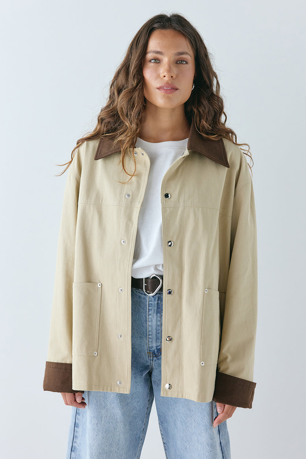 Benson Jacket Sand - size:Stephanie:AU 6 / US 2