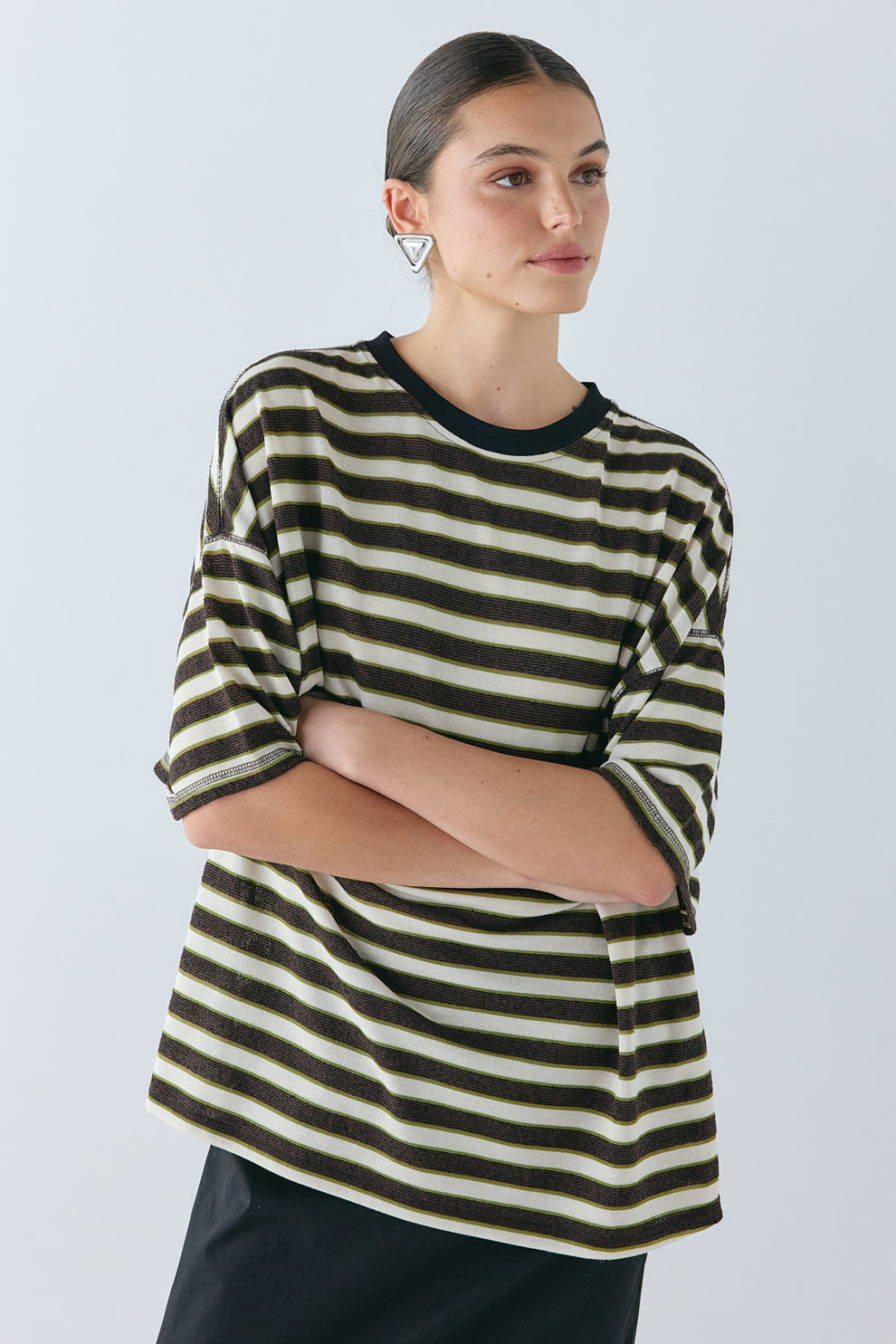 Willow Tee Forest Stripe