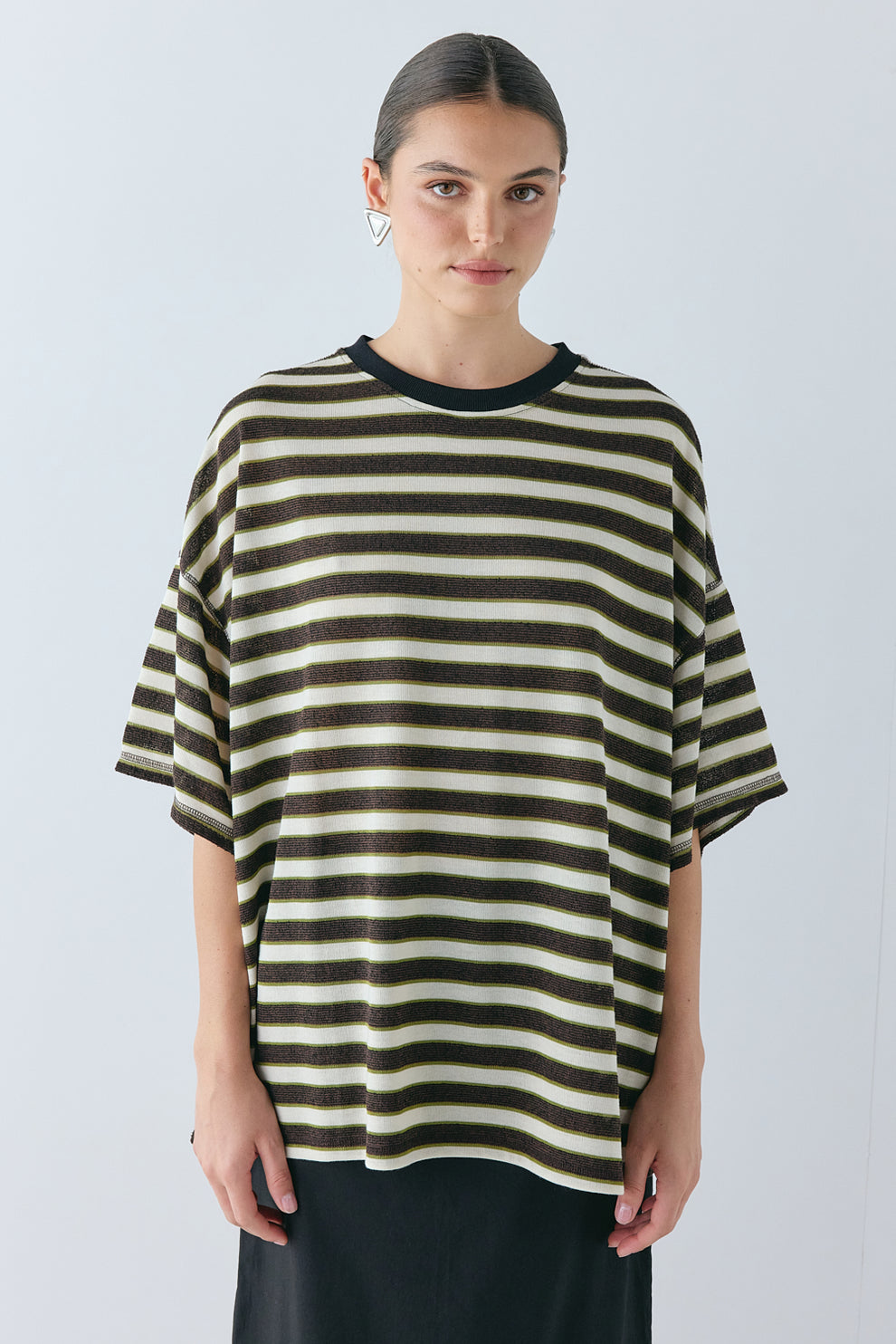 Willow Tee Forest Stripe - size:Hailey:AU 6 / US 2