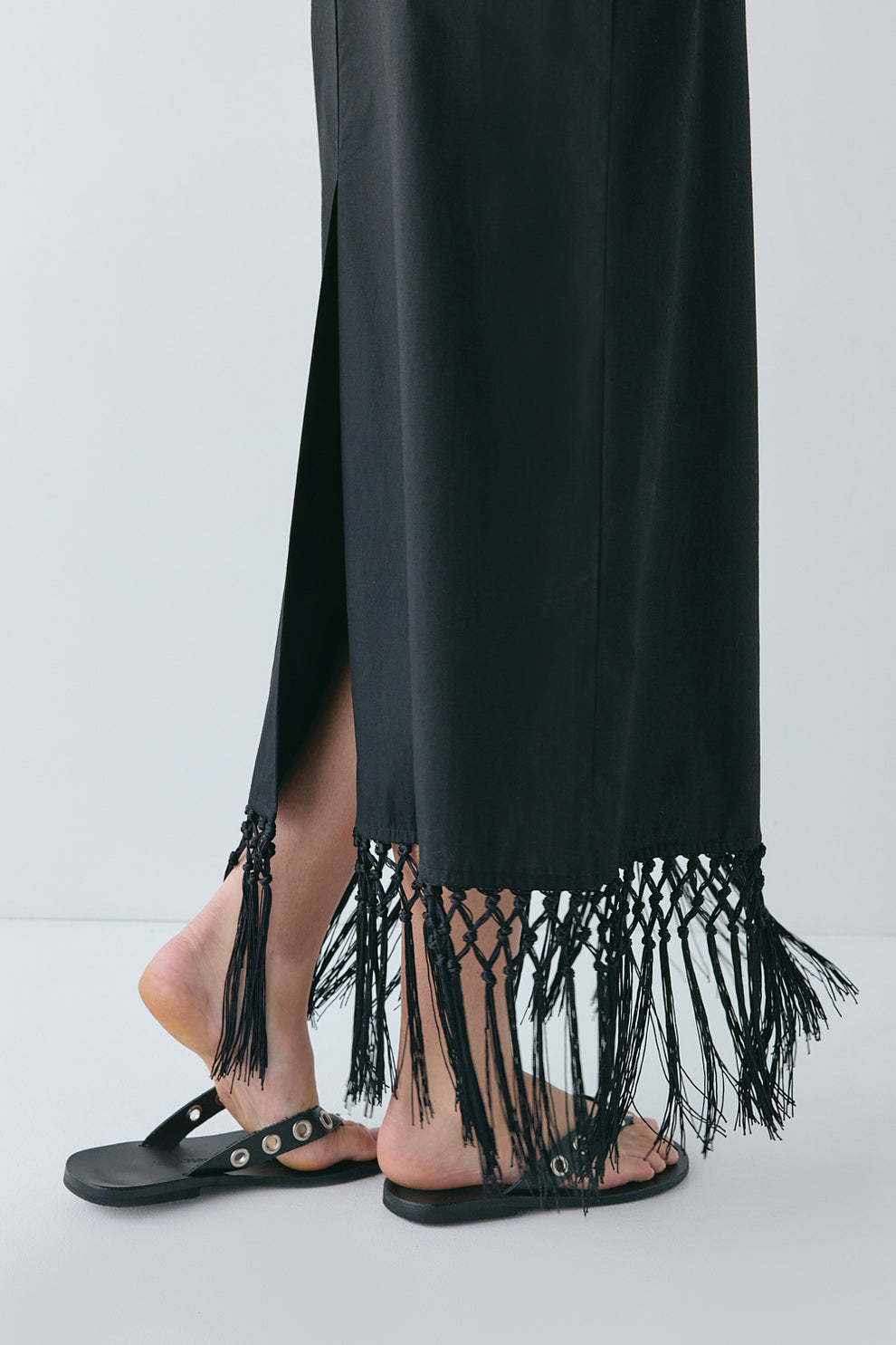 Billie Midi Skirt Black