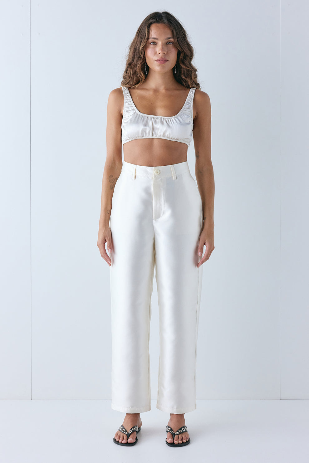 Fairfax Trousers Cream - size:Stephanie:AU 6 / US 2