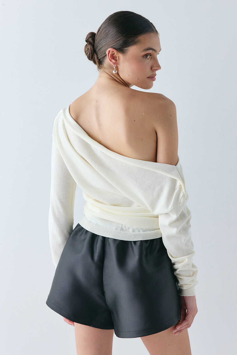 Gabbi Knit Top Cream