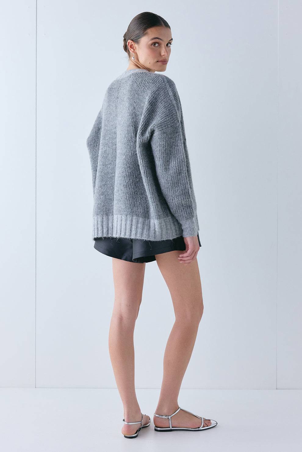 Marley Knit Cardigan Grey 