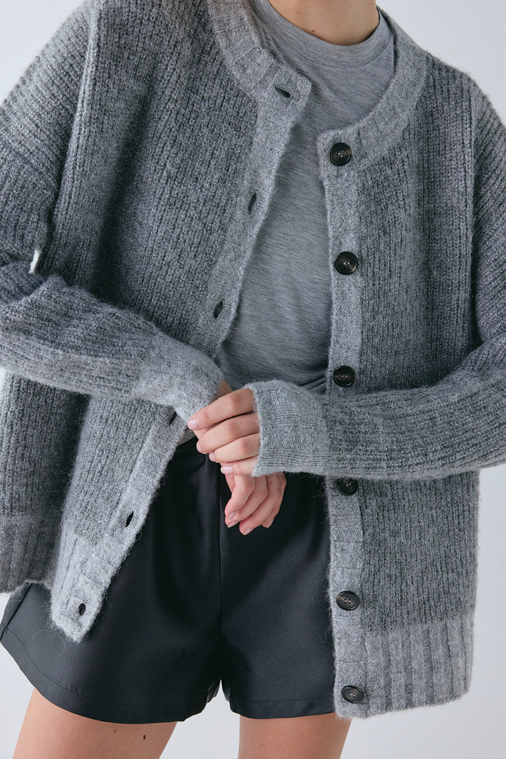 Marley Knit Cardigan Grey 