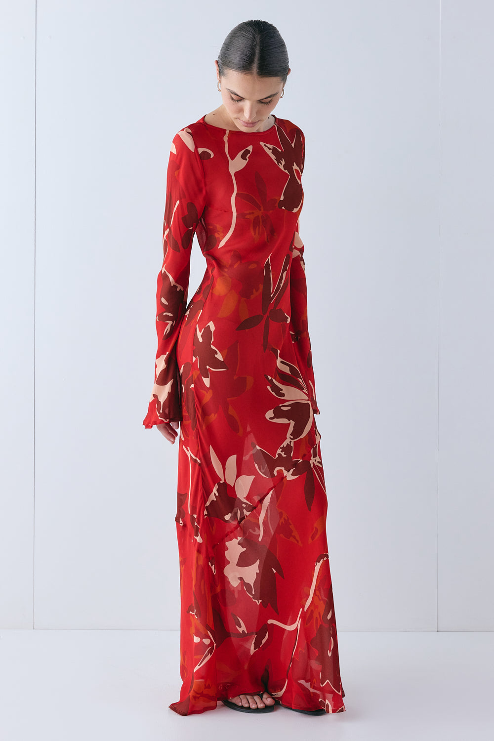 Luka Sheer Maxi Dress Deep End