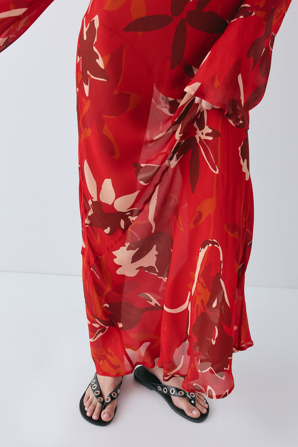 Luka Sheer Maxi Dress Deep End