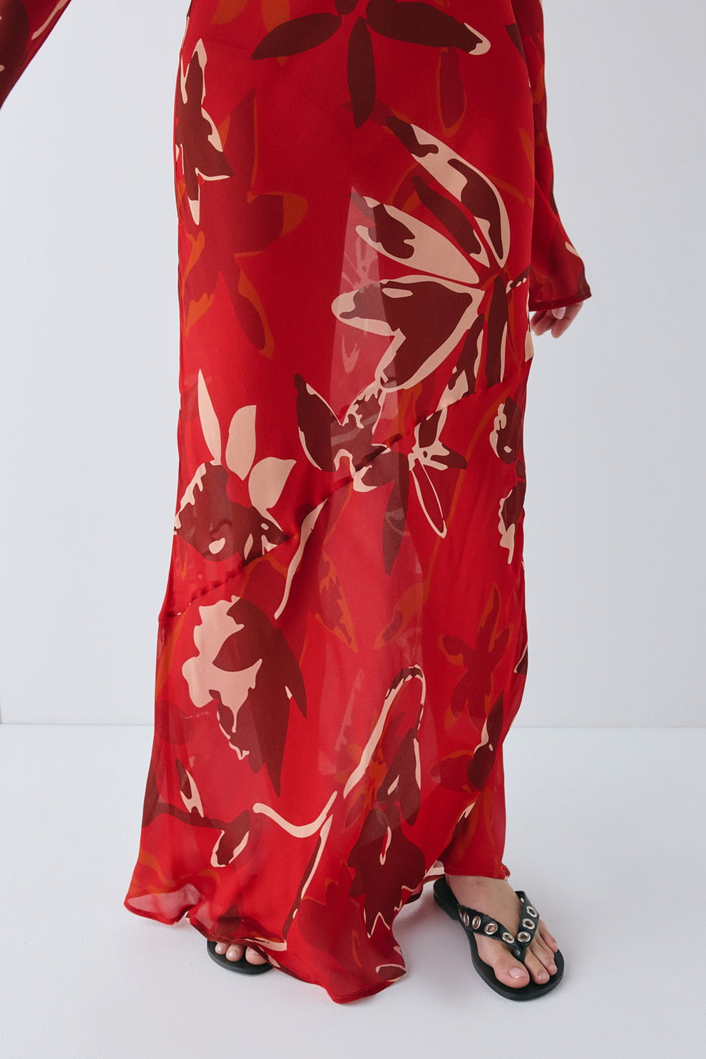 Luka Sheer Maxi Dress Deep End