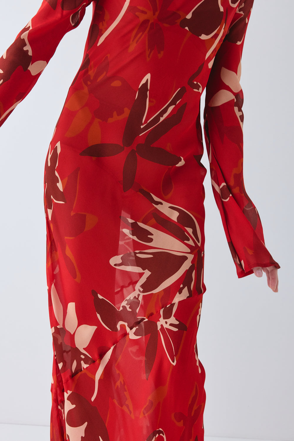 Luka Sheer Maxi Dress Deep End