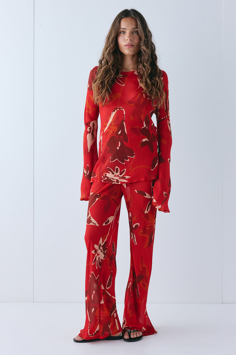 Remi Sheer Pants Deep End - size:Stephanie:AU 6 / US 2