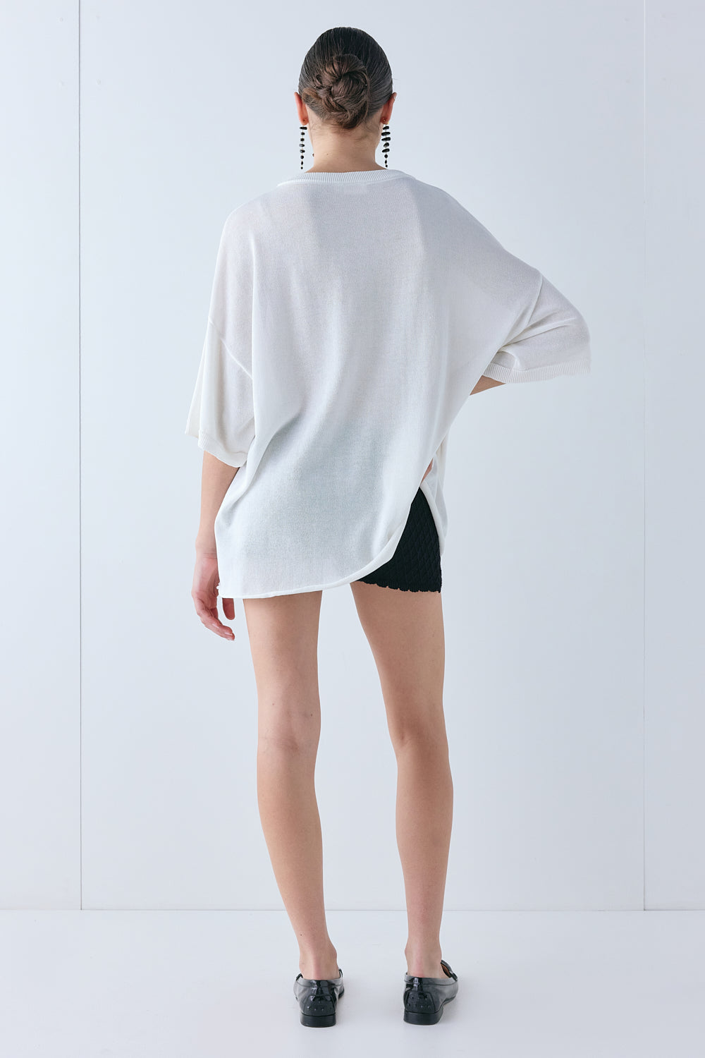 Willow Knit Tee Cream