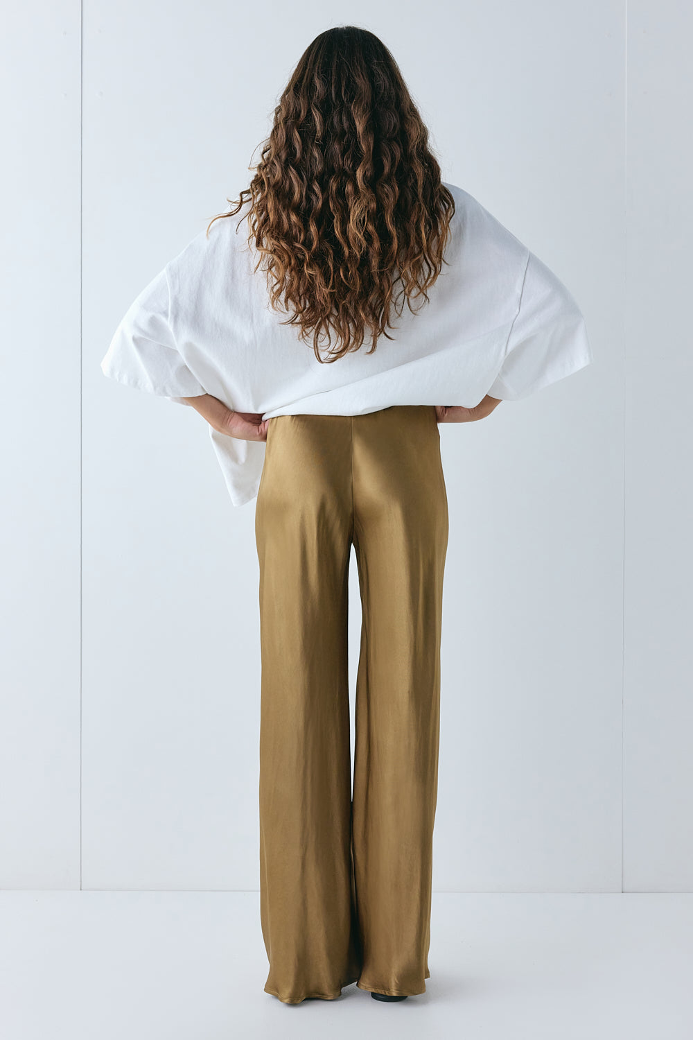 Rae Satin Pants Copper