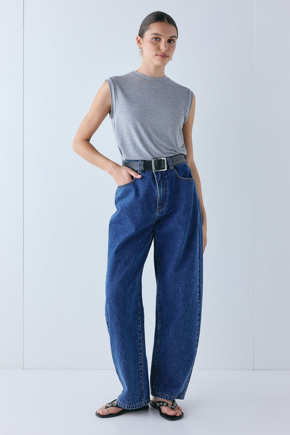 Perry Tank Grey - size:Hailey:AU 6 / US 2