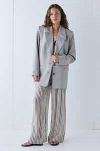 Clayton Blazer Feather Grey
