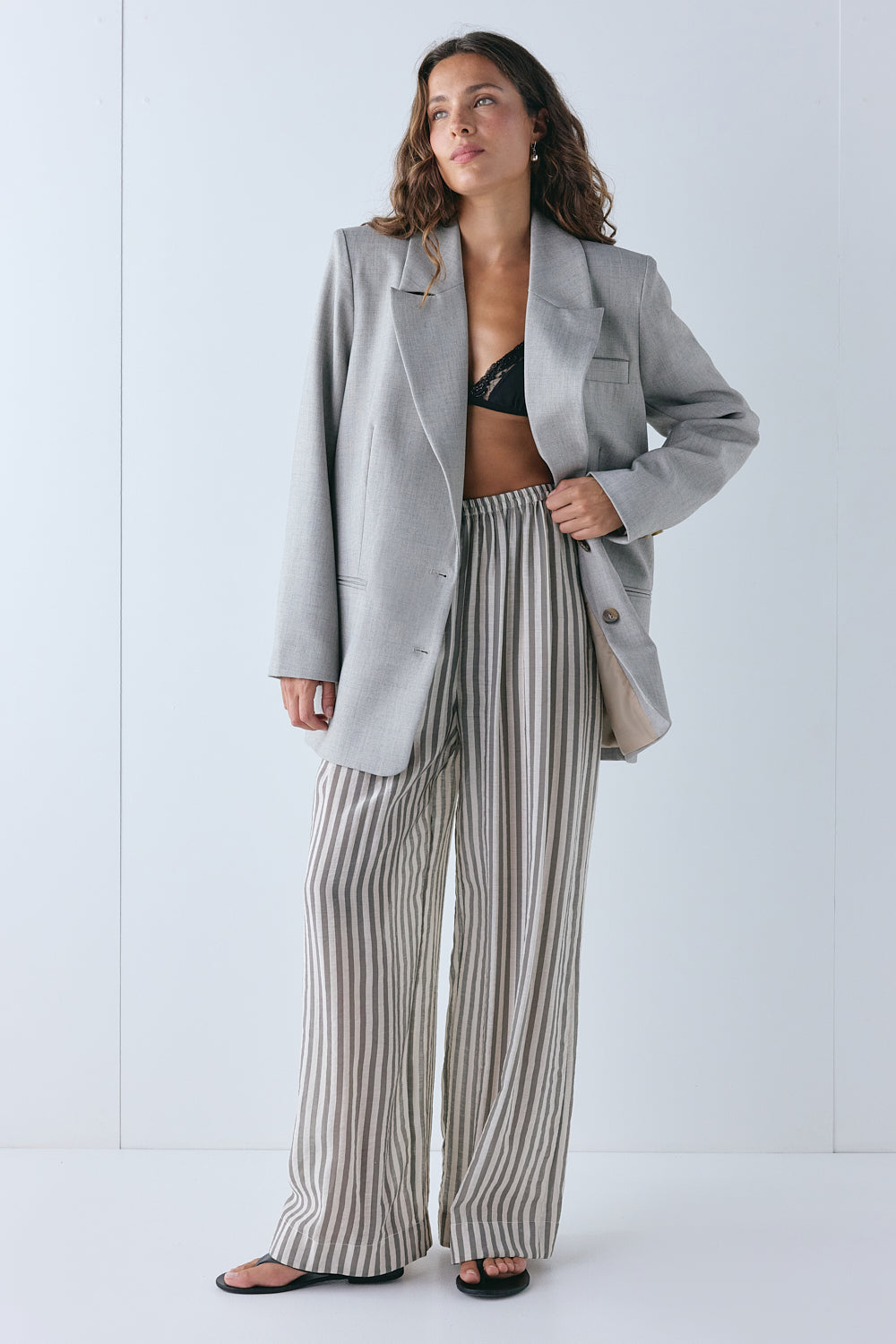 Clayton Blazer Feather Grey