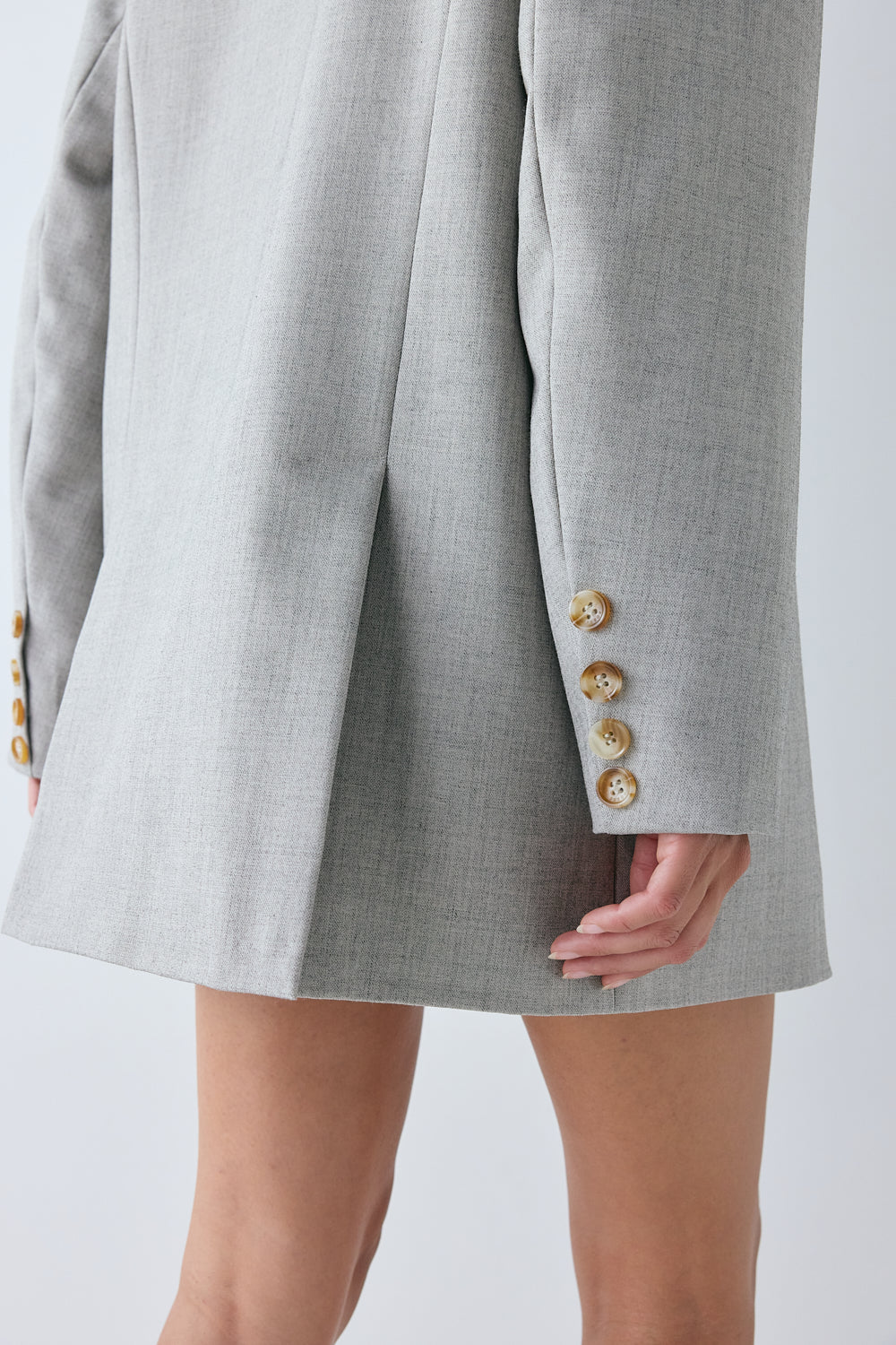 Clayton Blazer Feather Grey