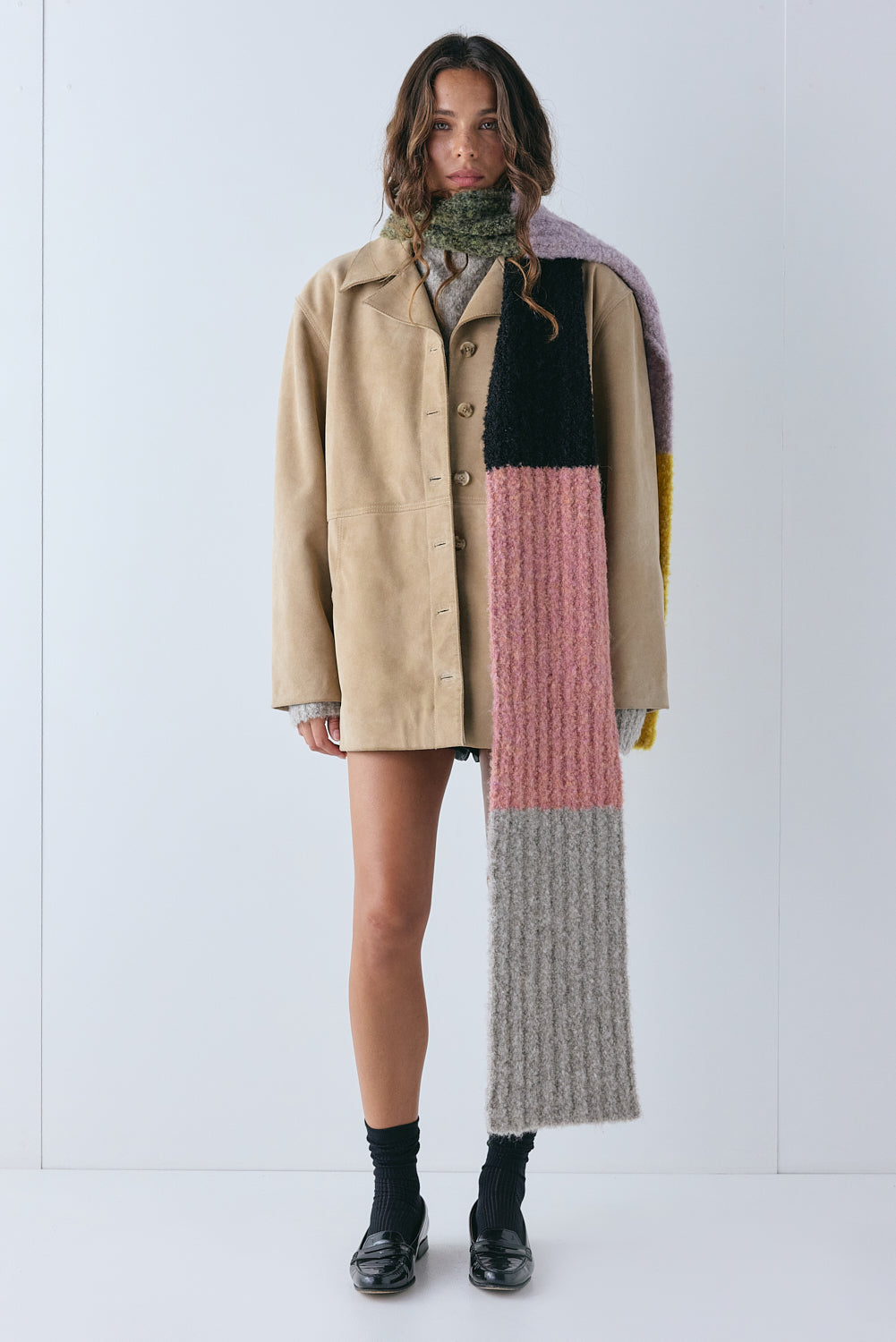 Preston Suede Jacket Camel – VRG GRL