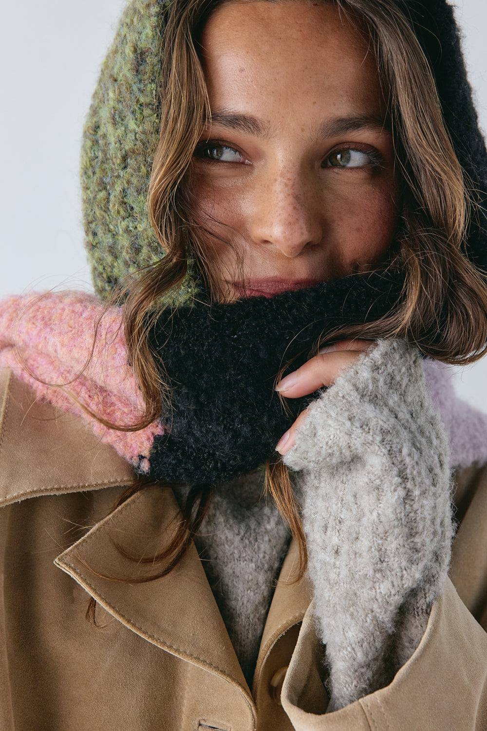 Jude Knit Scarf Splice – VRG GRL